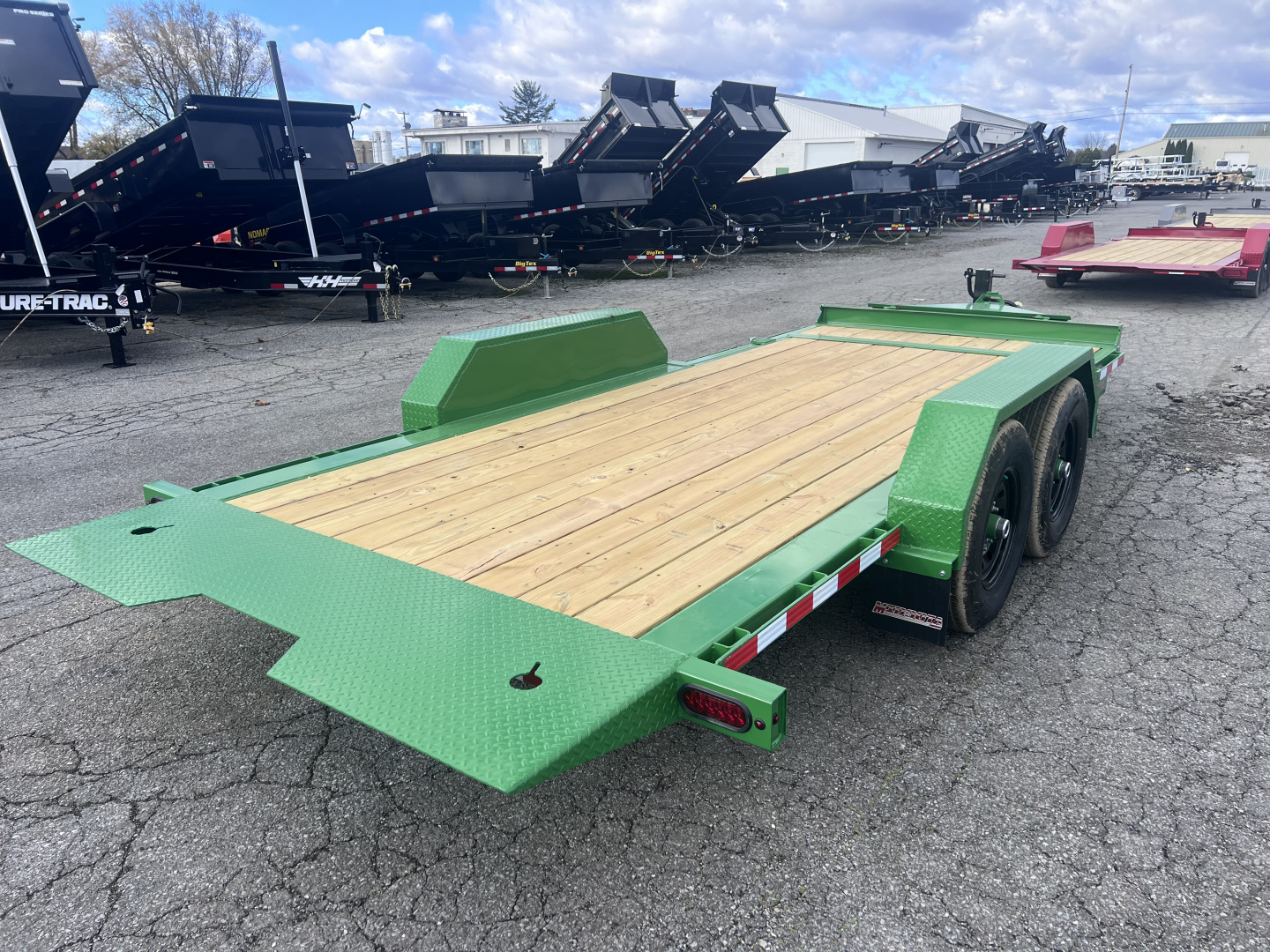 New 2026 Midsota 7X16+2 15.4K TILT Equipment Trailer