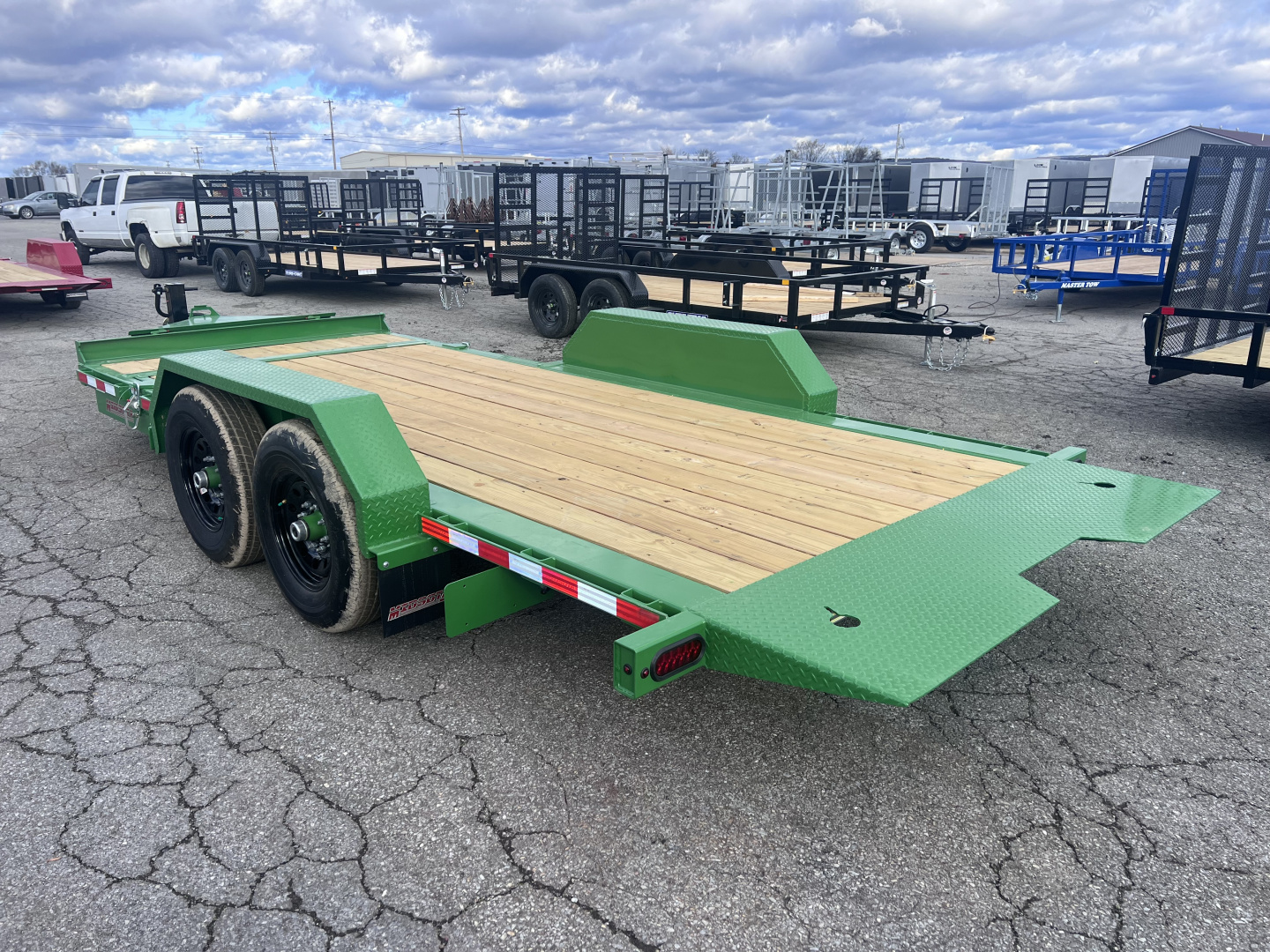 New 2026 Midsota 7X16+2 15.4K TILT Equipment Trailer
