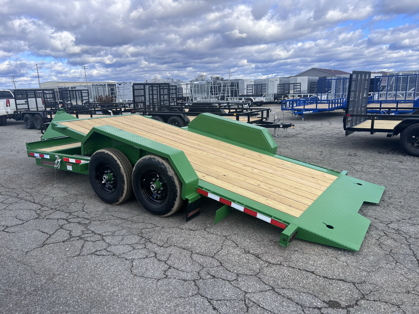 New 2026 Midsota 7X16+2 15.4K TILT Equipment Trailer