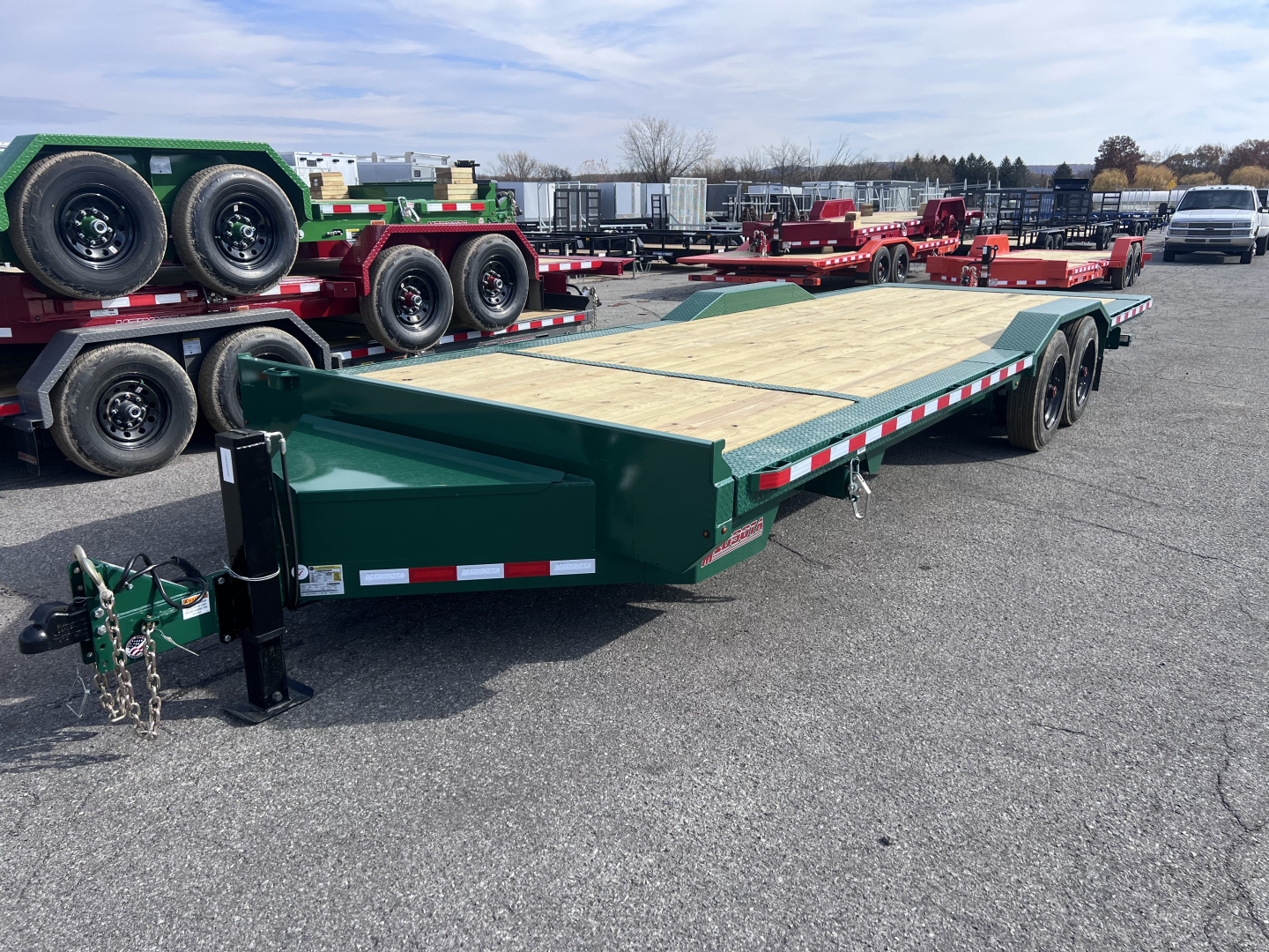 New 2026 Midsota 8.5X24 17.6K FULL TILT Equipment Trailer