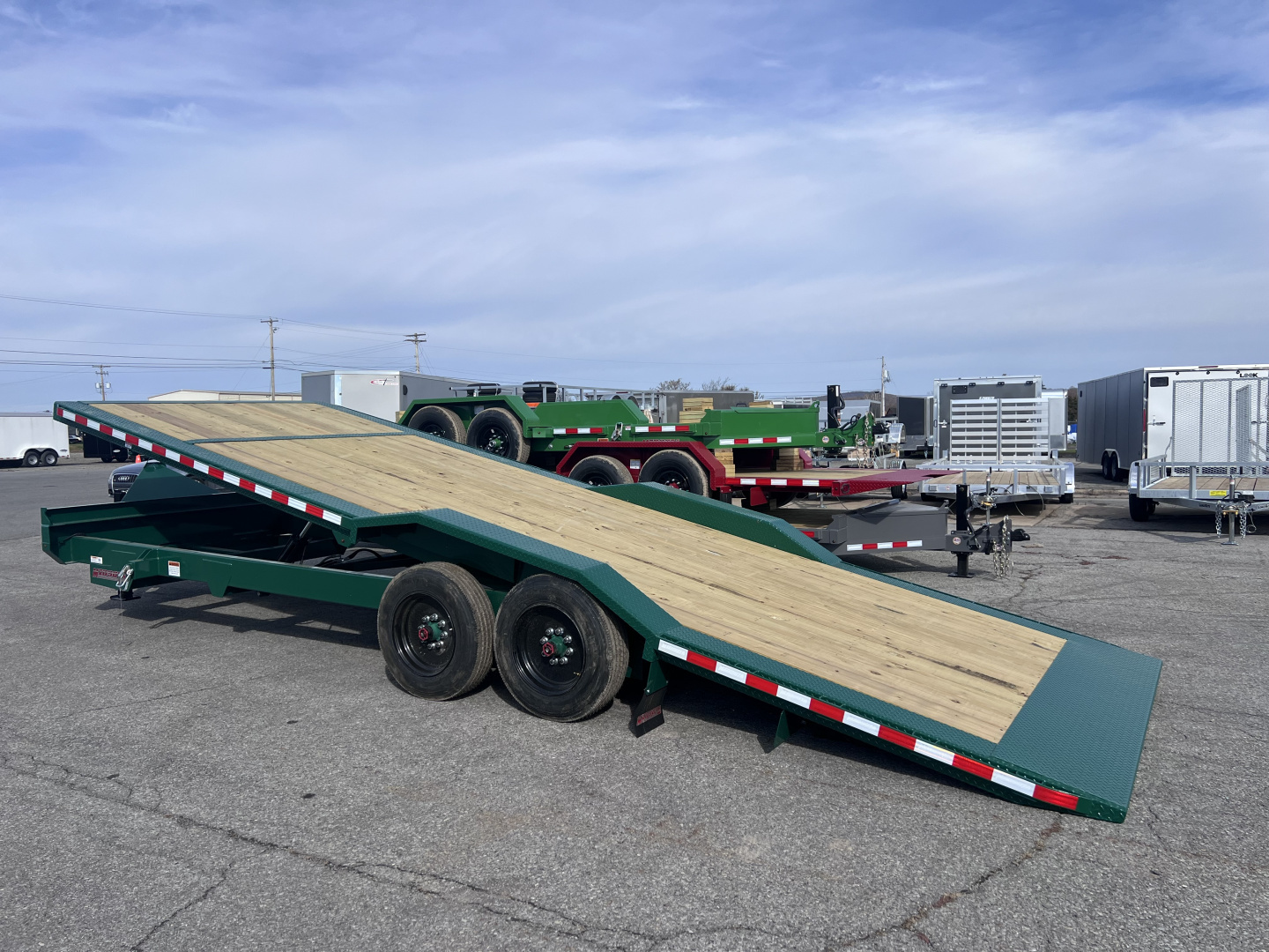 New 2026 Midsota 8.5X24 17.6K FULL TILT Equipment Trailer