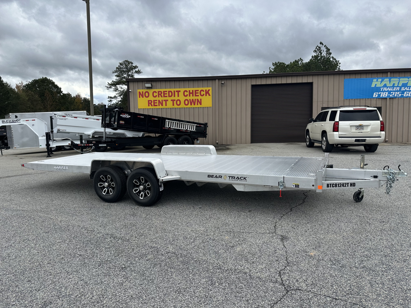 New 2026 BEAR TRACK ALUMINUM 81"X242" 10K HD TILT CAR HAULER