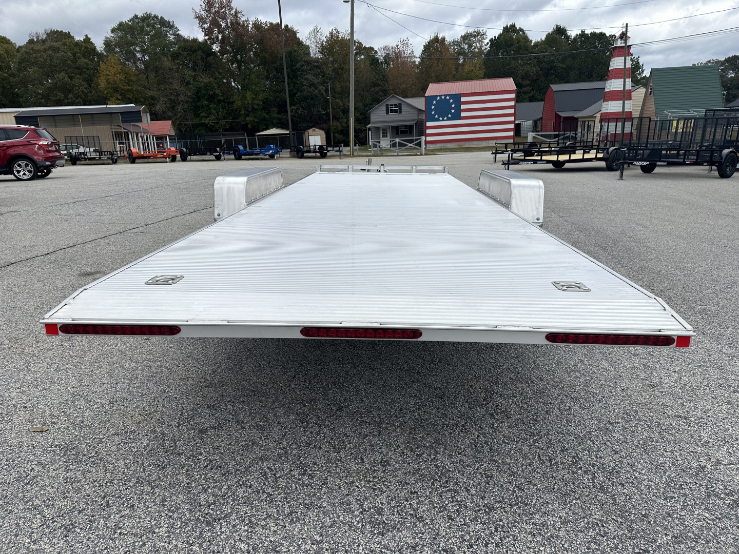 New 2026 BEAR TRACK ALUMINUM 81"X242" 10K HD TILT CAR HAULER