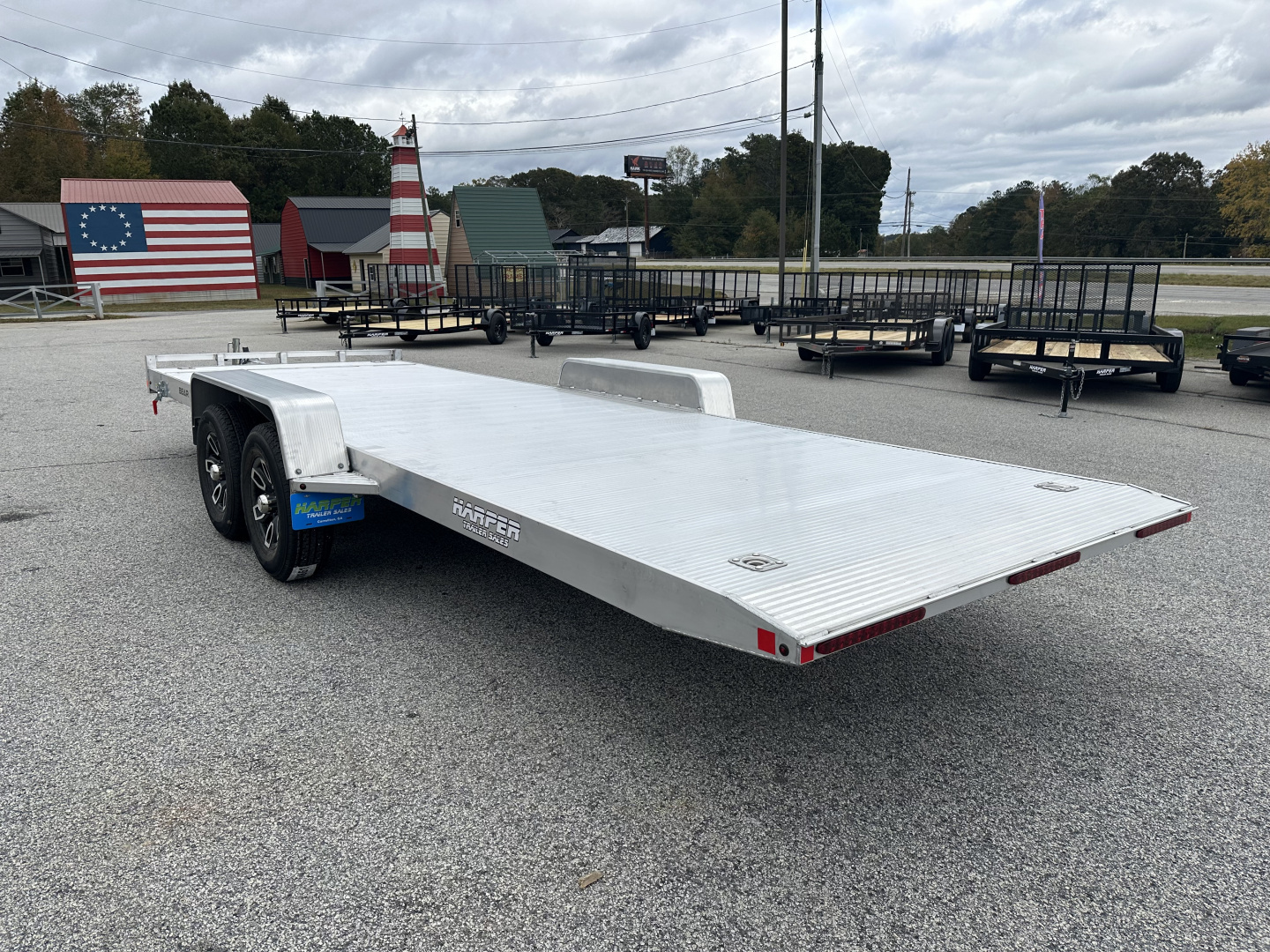 New 2026 BEAR TRACK ALUMINUM 81"X242" 10K HD TILT CAR HAULER