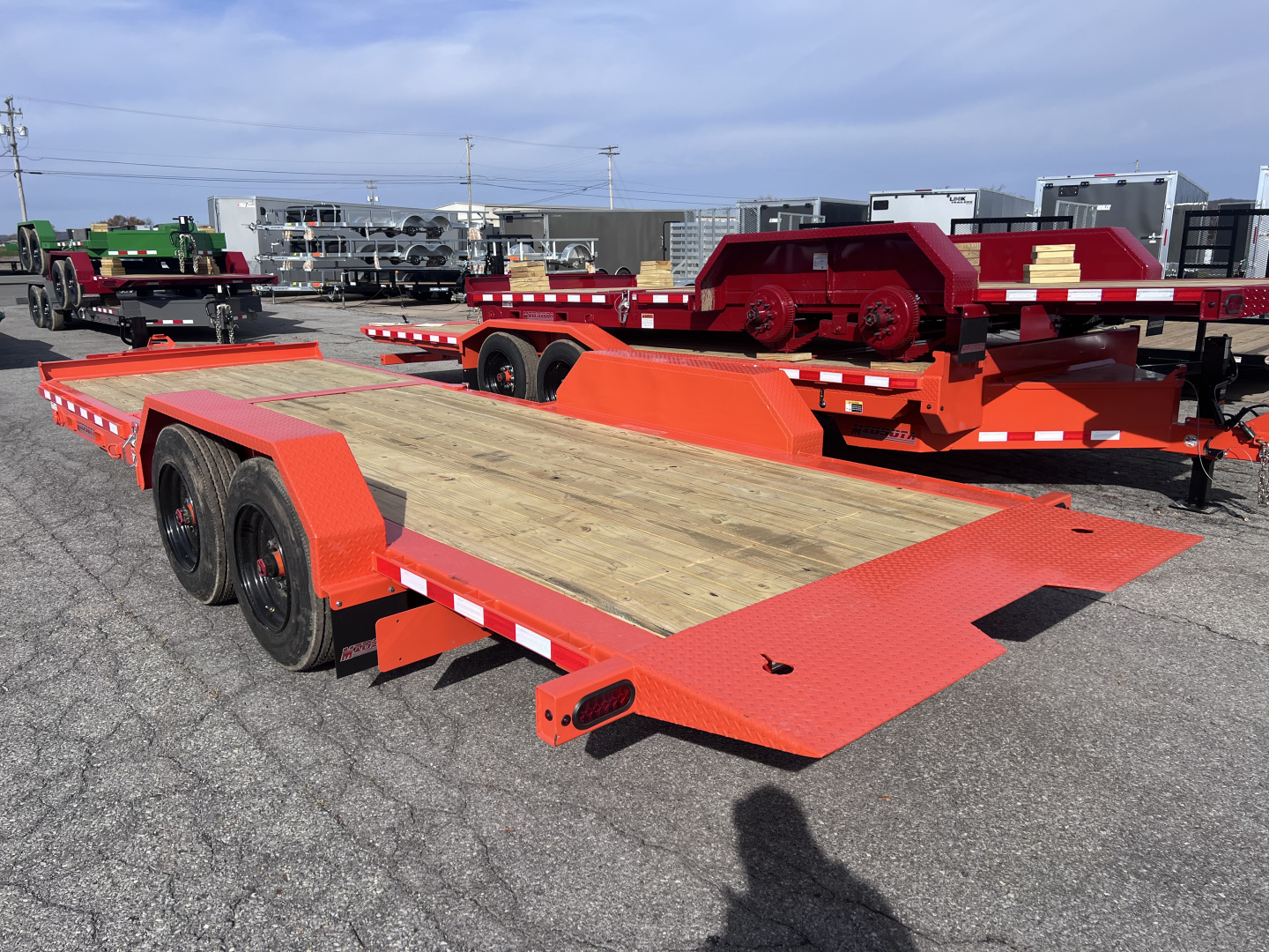 New 2026 Midsota 7X16+6 17.6K TILT Equipment Trailer