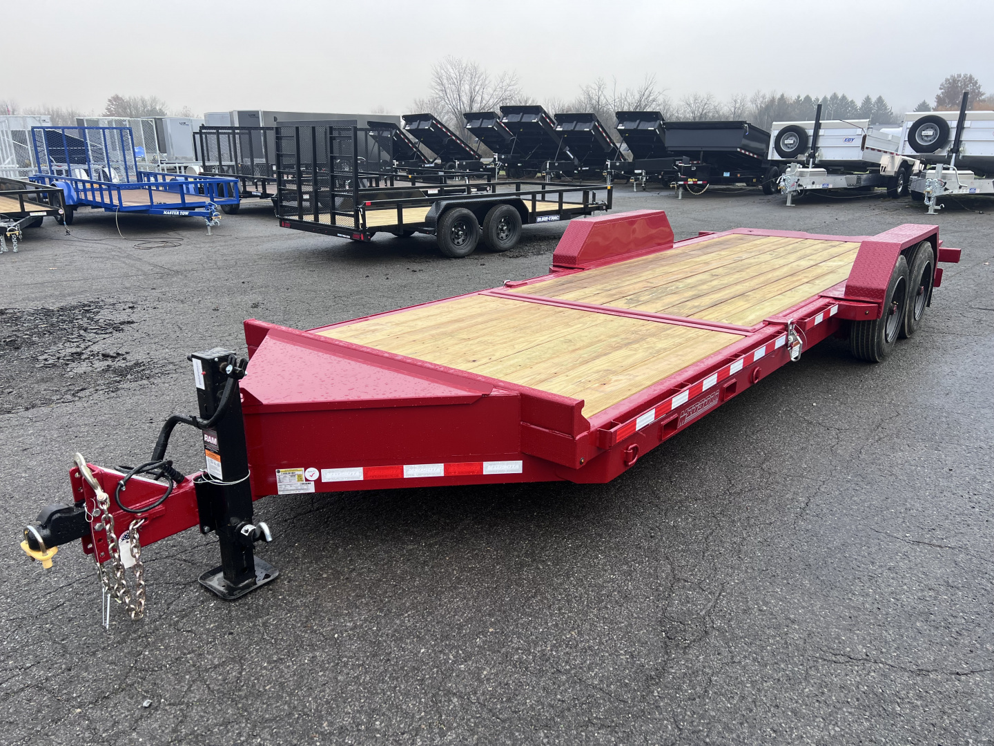 New 2026 Midsota 7X16+6 17.6K TILT Equipment Trailer