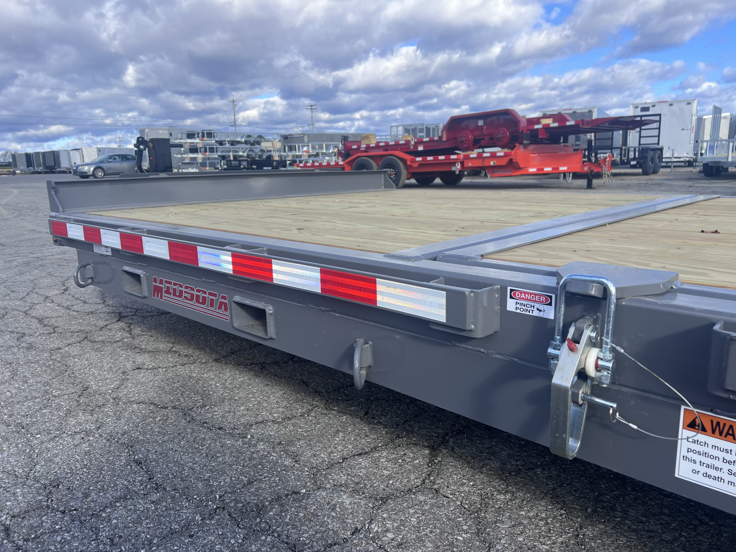 New 2026 Midsota 7X16+6 15.4K TILT Equipment Trailer