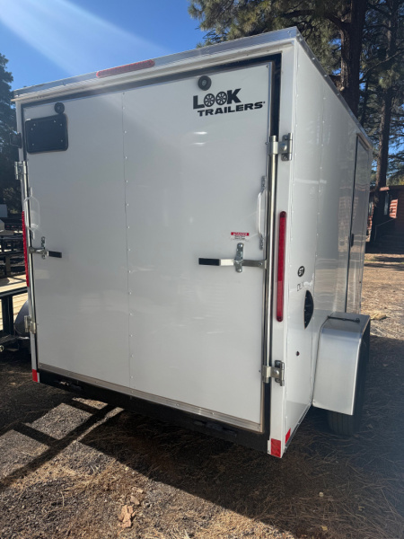 New 2026 Look Trailers 6X12 Enclosed Cargo Trailer 6' Tall Rear ramp Door - 133842