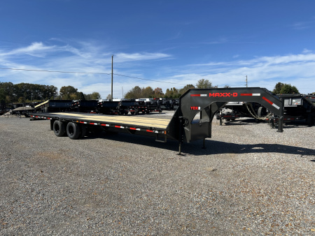 New 2026 MAXXD Hydraulic Dovetail Gooseneck Trailer | 32' x 102' 25K GVWR