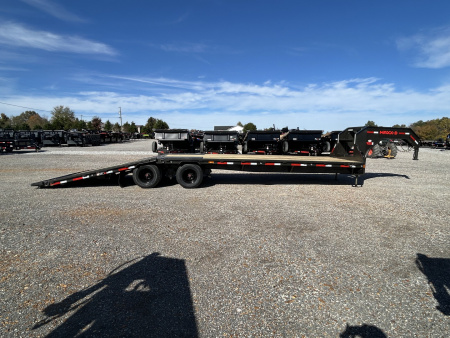 New 2026 MAXXD Hydraulic Dovetail Gooseneck Trailer | 32' x 102' 25K GVWR