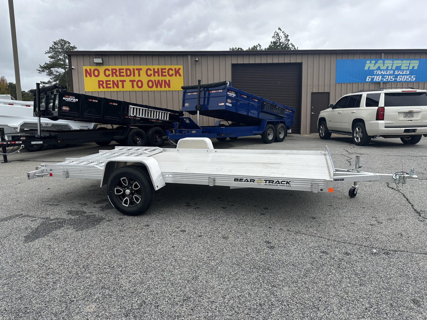 New 2026 BEAR TRACK ALUMINUM 80"X168" HD SINGLE AXLE UTILITY TRAILER