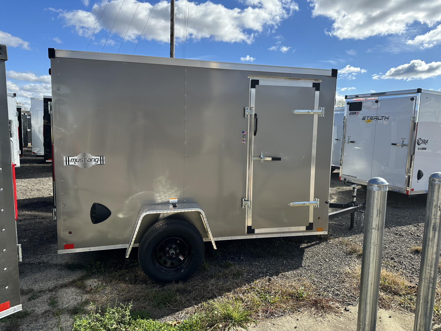 New 2026 Stealth Trailers 6x10 Mustang 3k w/Ramp Door Cargo / Enclosed Trailer