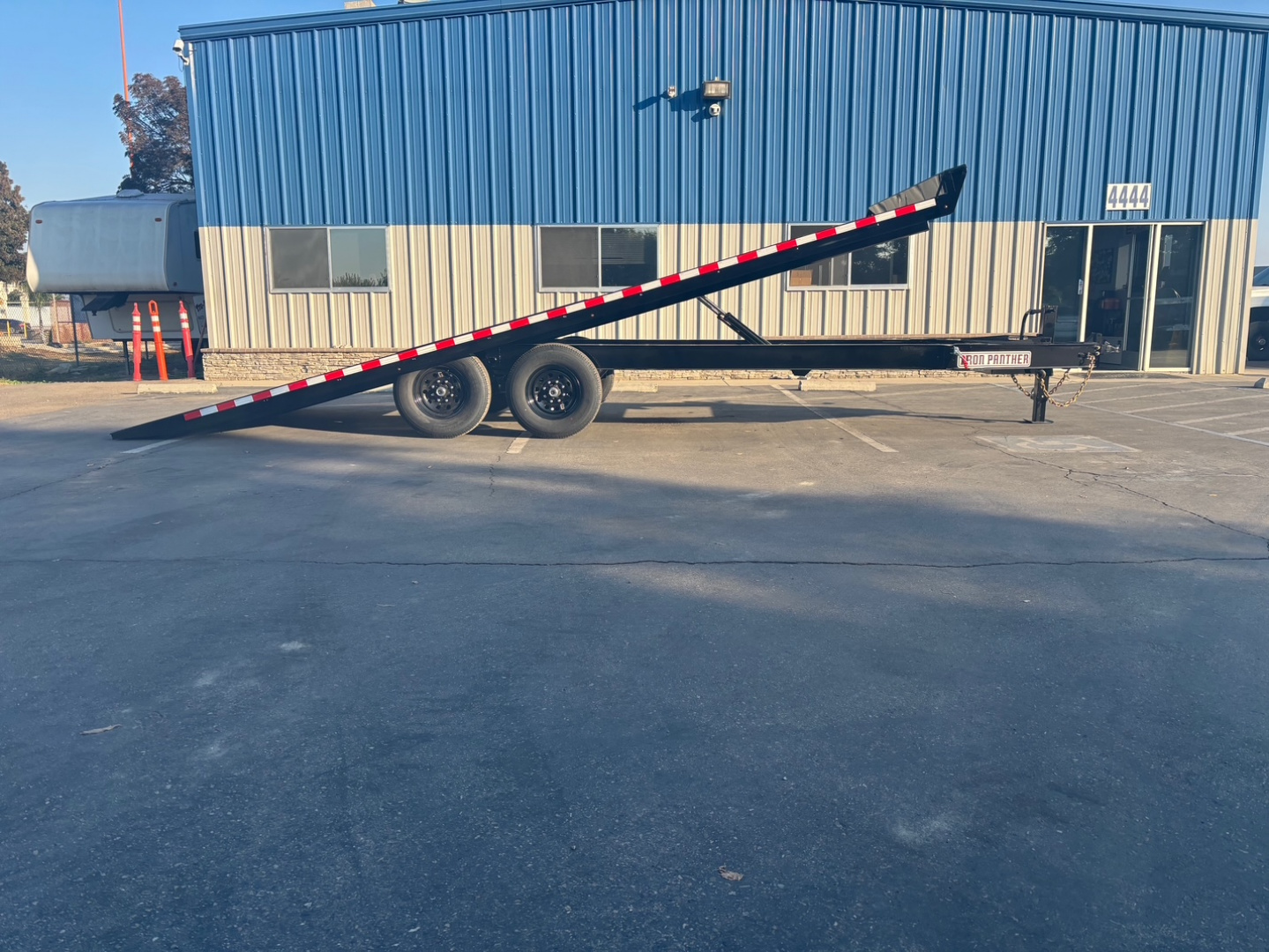 New 2025 Iron Panther 8.5x20' Power Tilt Equipment Trailer 14k