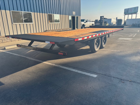New 2025 Iron Panther 8.5x20' Power Tilt Equipment Trailer 14k