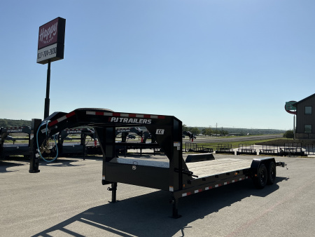 New 2026 PJ 83"x24' Gooseneck Channel Equipment Trailer – CC