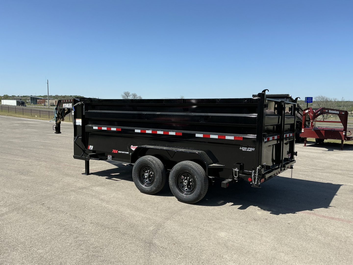 New 2026 PJ 83"x14' GN Tandem Axle Low Pro High Side Dump w/ 48" Sides – DM