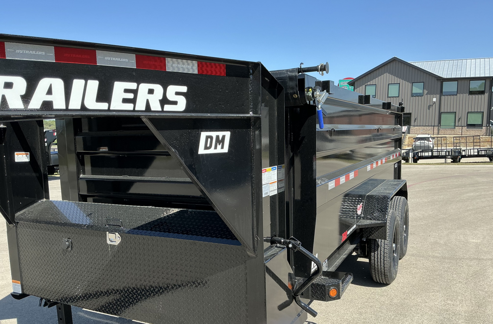 New 2026 PJ 83"x14' GN Tandem Axle Low Pro High Side Dump w/ 48" Sides – DM