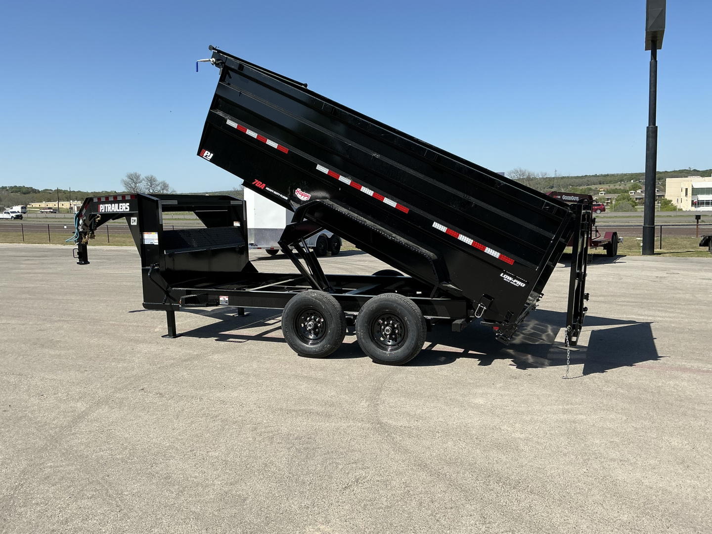 New 2026 PJ 83"x14' GN Tandem Axle Low Pro High Side Dump w/ 48" Sides – DM