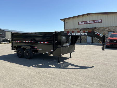 New 2026 PJ 83"x14' GN Tandem Axle Low Pro High Side Dump w/ 48" Sides – DM