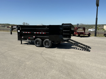 New 2026 PJ 83"x14' GN Tandem Axle Low Pro High Side Dump w/ 48" Sides – DM