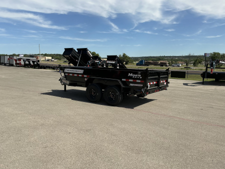 New 2026 PJ 83"x14' BP Tandem Axle Low Pro Telescopic Dump w/ 24" Sides – DT