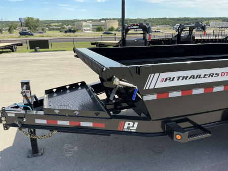 New 2026 PJ 83"x14' BP Tandem Axle Low Pro Telescopic Dump w/ 24" Sides – DT