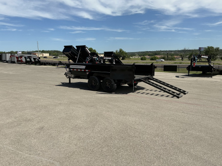 New 2026 PJ 83"x14' BP Tandem Axle Low Pro Telescopic Dump w/ 24" Sides – DT