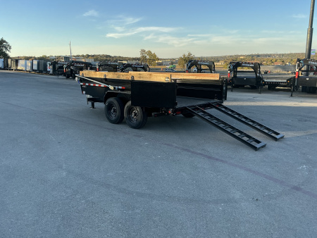 New 2026 PJ 83"x14' BP Tandem Axle Low Pro Dump w/ 24" Sides – DV