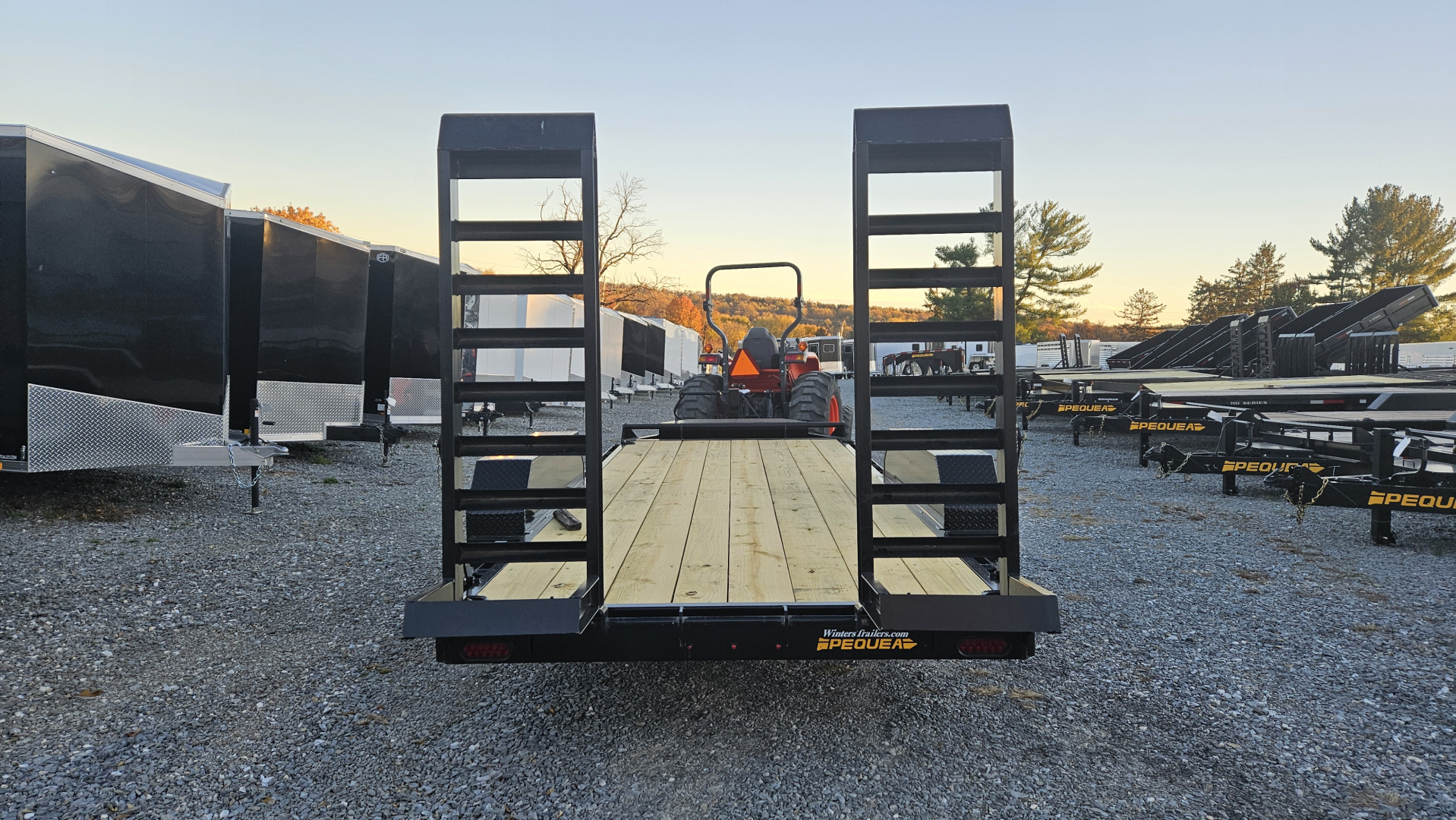 New 2025 Pequea Trailers SKIDSTEER 18' Equipment Trailer