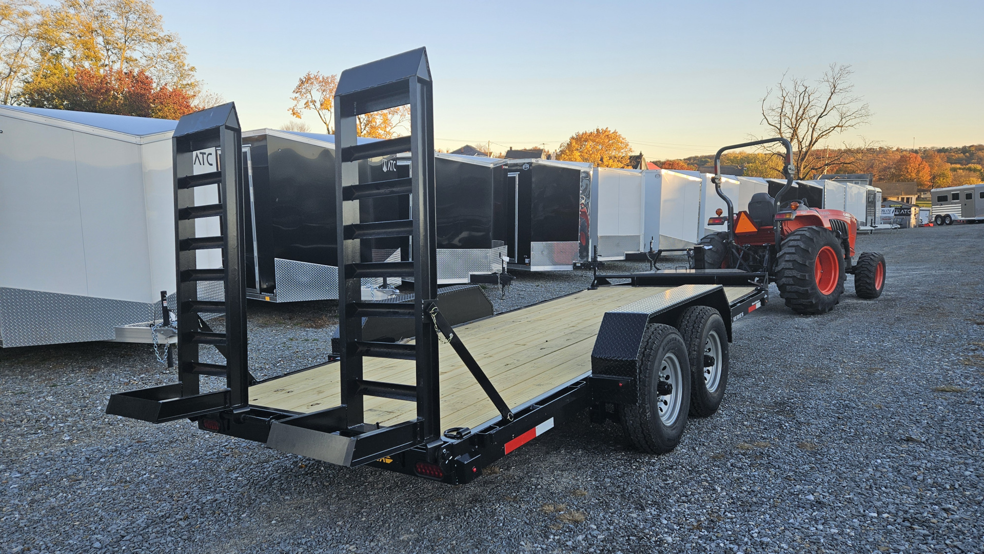 New 2025 Pequea Trailers SKIDSTEER 18' Equipment Trailer