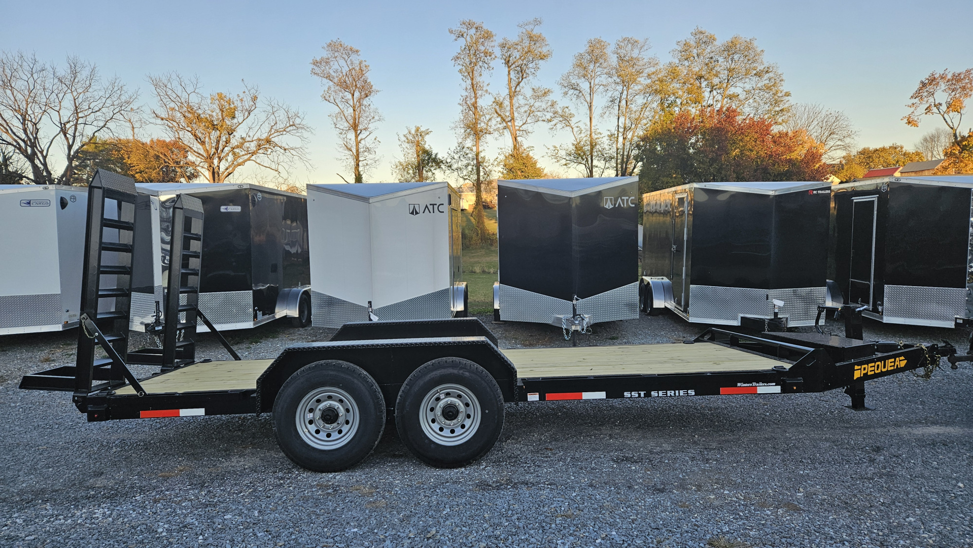 New 2025 Pequea Trailers SKIDSTEER 18' Equipment Trailer
