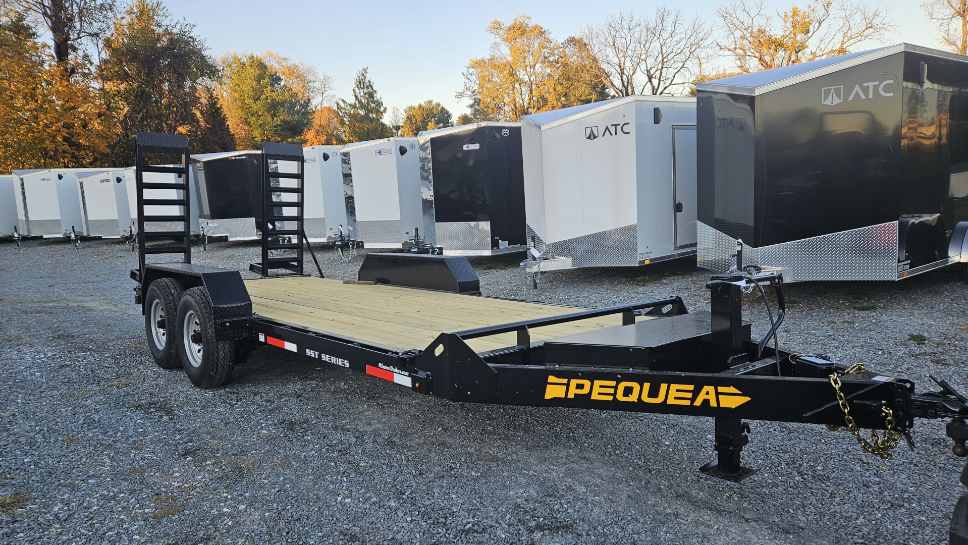 New 2025 Pequea Trailers SKIDSTEER 18' Equipment Trailer