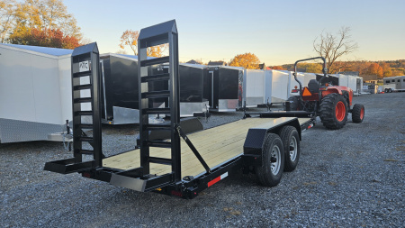 New 2025 Pequea Trailers SKIDSTEER 18' Equipment Trailer