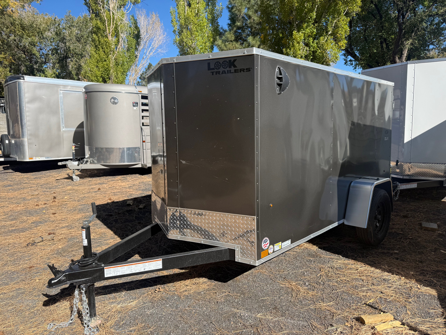 New 2026 Top Hat Trailers 5X10 ST DLX Ramp Cargo / Enclosed Trailer 6" under height