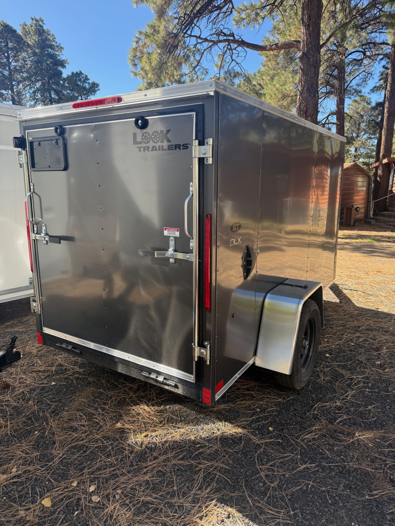 New 2026 Top Hat Trailers 5X10 ST DLX Ramp Cargo / Enclosed Trailer 6" under height