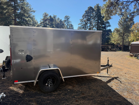 New 2026 Top Hat Trailers 5X10 ST DLX Ramp Cargo / Enclosed Trailer 6  under height