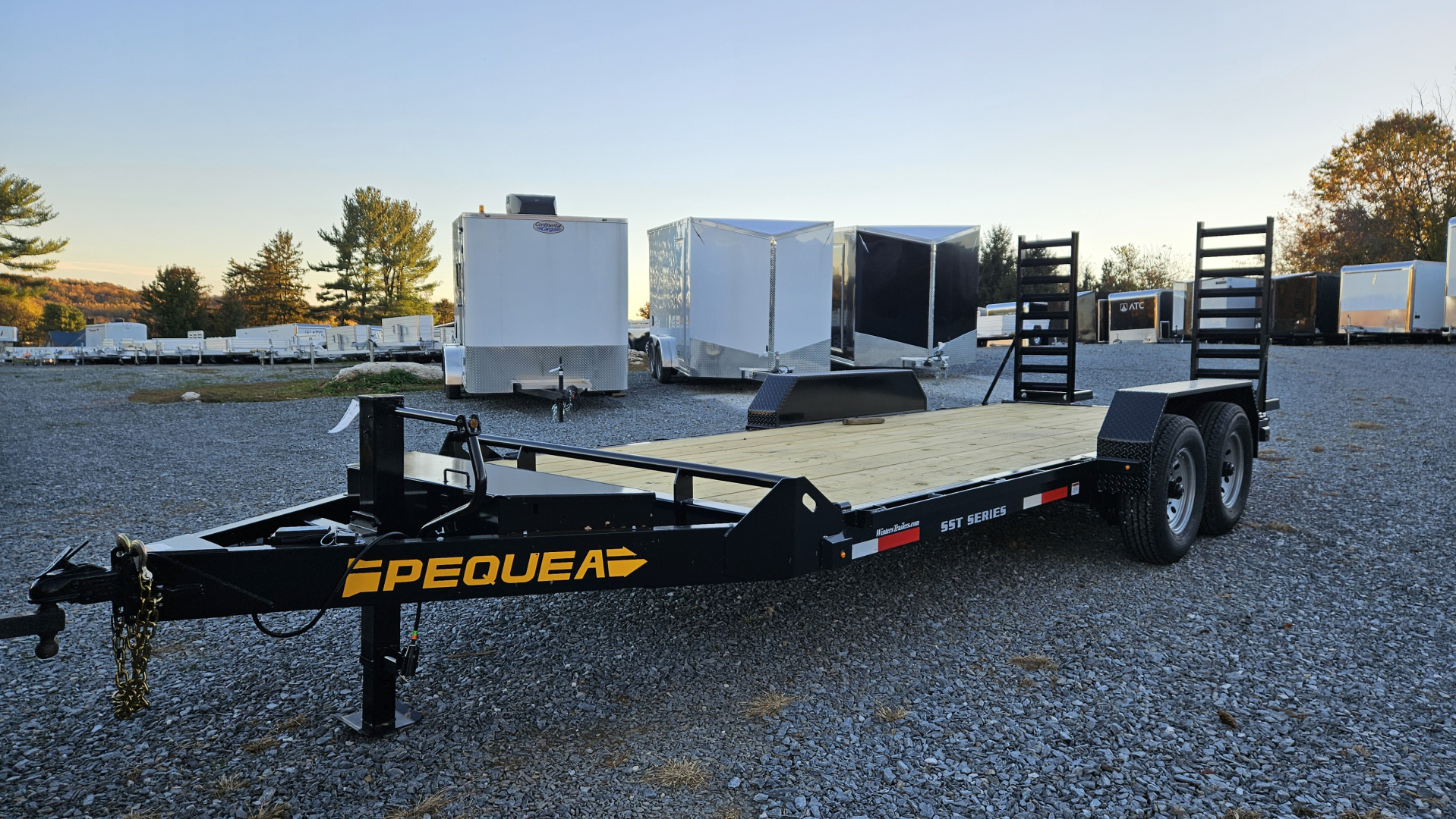New 2025 Pequea Trailers SKIDSTEER 18' Equipment Trailer