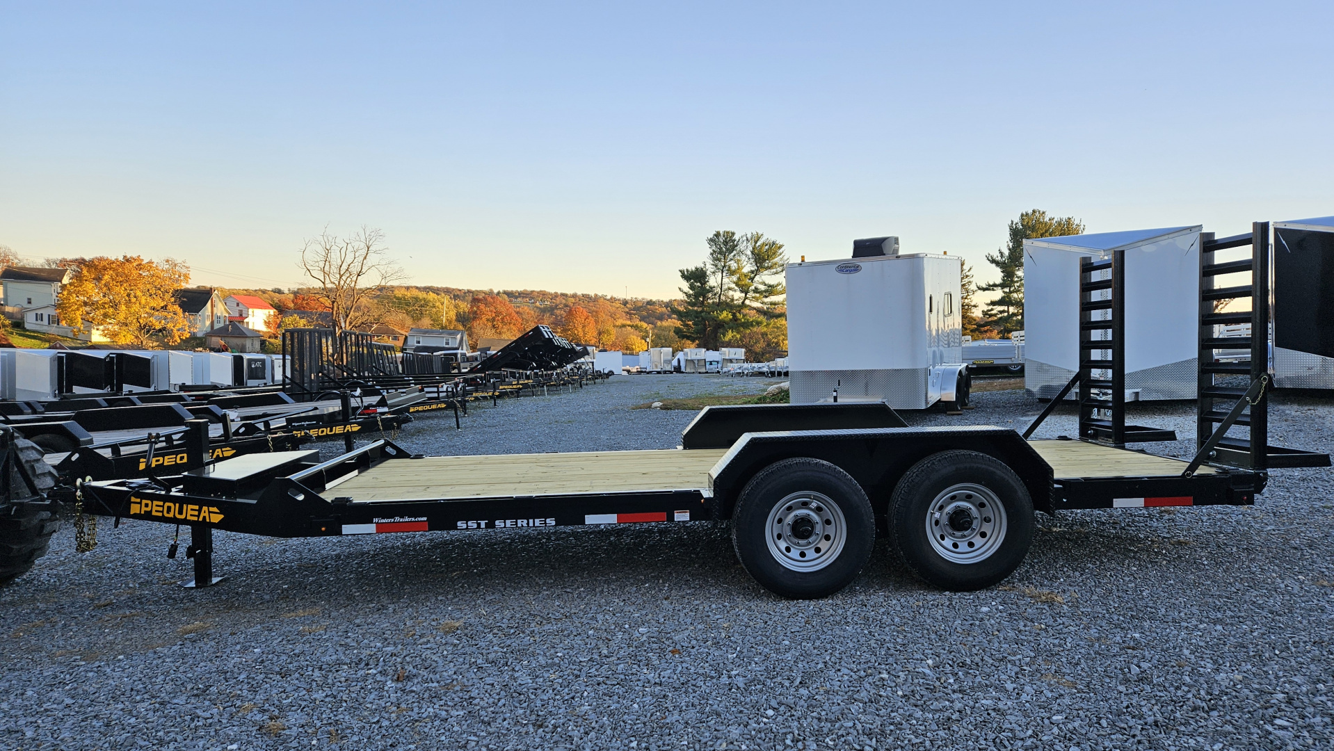 New 2025 Pequea Trailers SKIDSTEER 18' Equipment Trailer