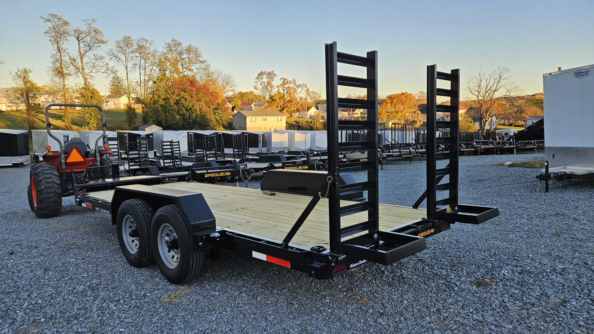 New 2025 Pequea Trailers SKIDSTEER 18' Equipment Trailer