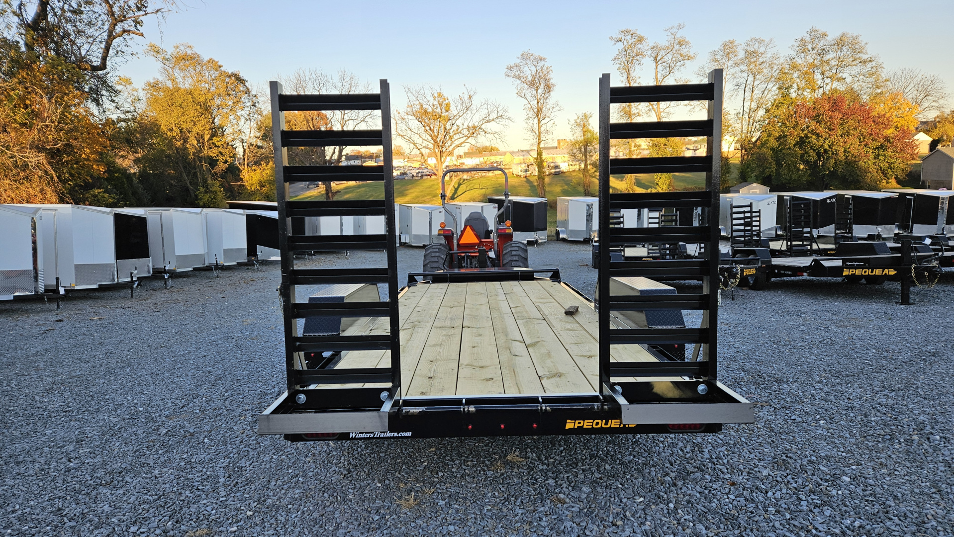 New 2025 Pequea Trailers SKIDSTEER 18' Equipment Trailer