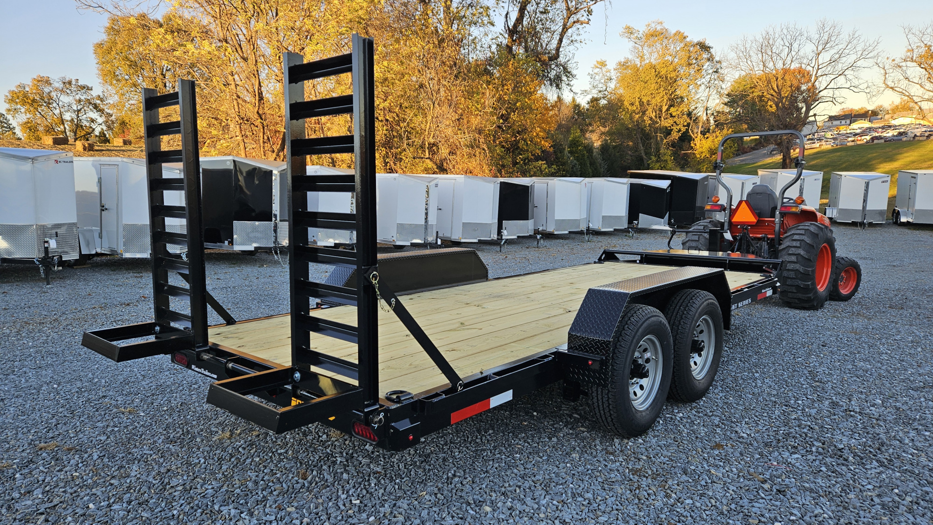 New 2025 Pequea Trailers SKIDSTEER 18' Equipment Trailer