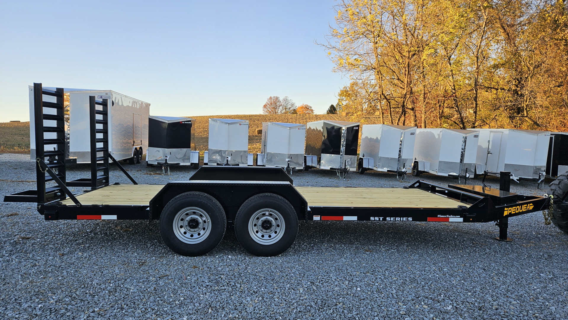 New 2025 Pequea Trailers SKIDSTEER 18' Equipment Trailer