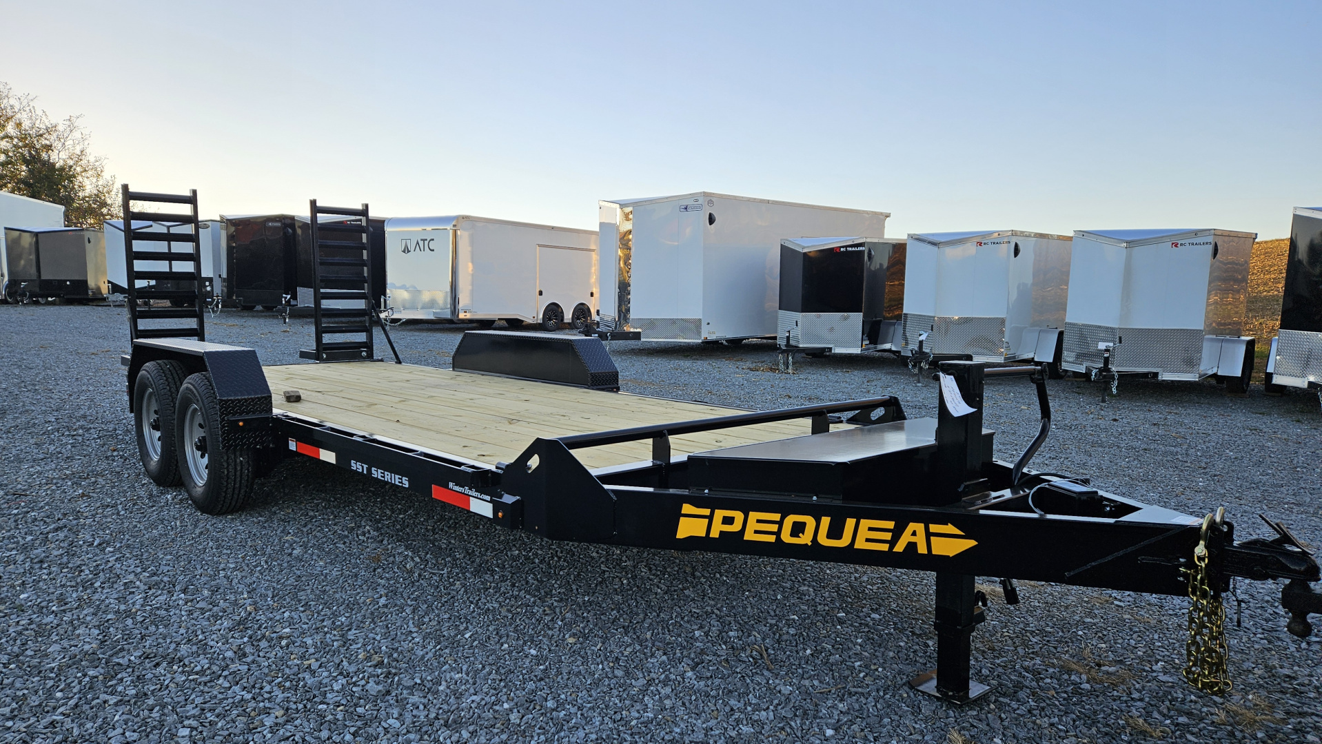 New 2025 Pequea Trailers SKIDSTEER 18' Equipment Trailer