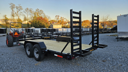 New 2025 Pequea Trailers SKIDSTEER 18' Equipment Trailer
