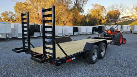 New 2025 Pequea Trailers SKIDSTEER 18' Equipment Trailer