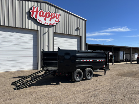 New 2026 PJ 83"x14' GN Tandem Axle Low Pro High Side Dump w/ 48" Sides – DM