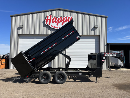 New 2026 PJ 83"x14' GN Tandem Axle Low Pro High Side Dump w/ 48" Sides – DM
