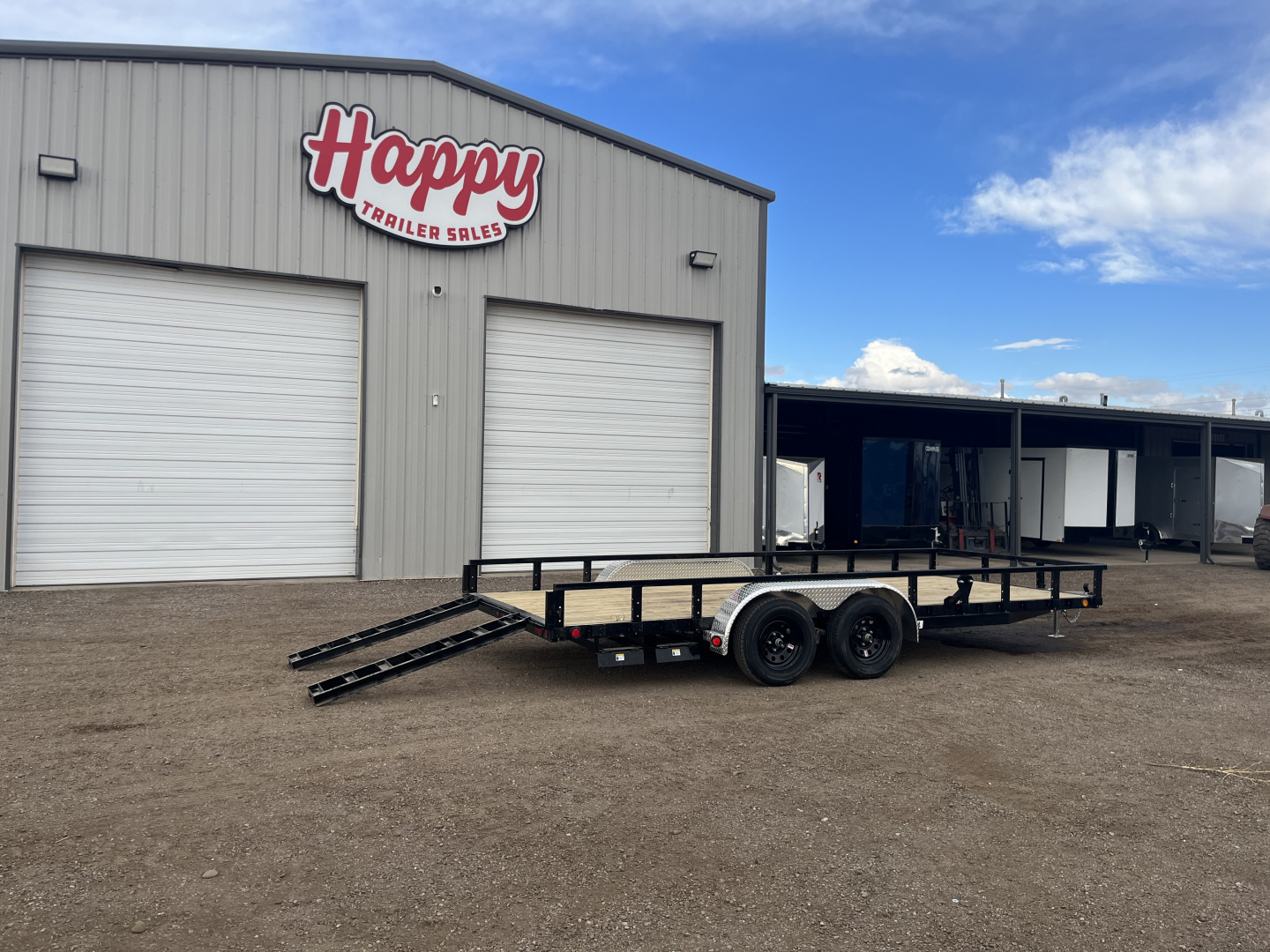 New 2026 PJ 83"x18' Tandem Axle Utility Trailer - UL