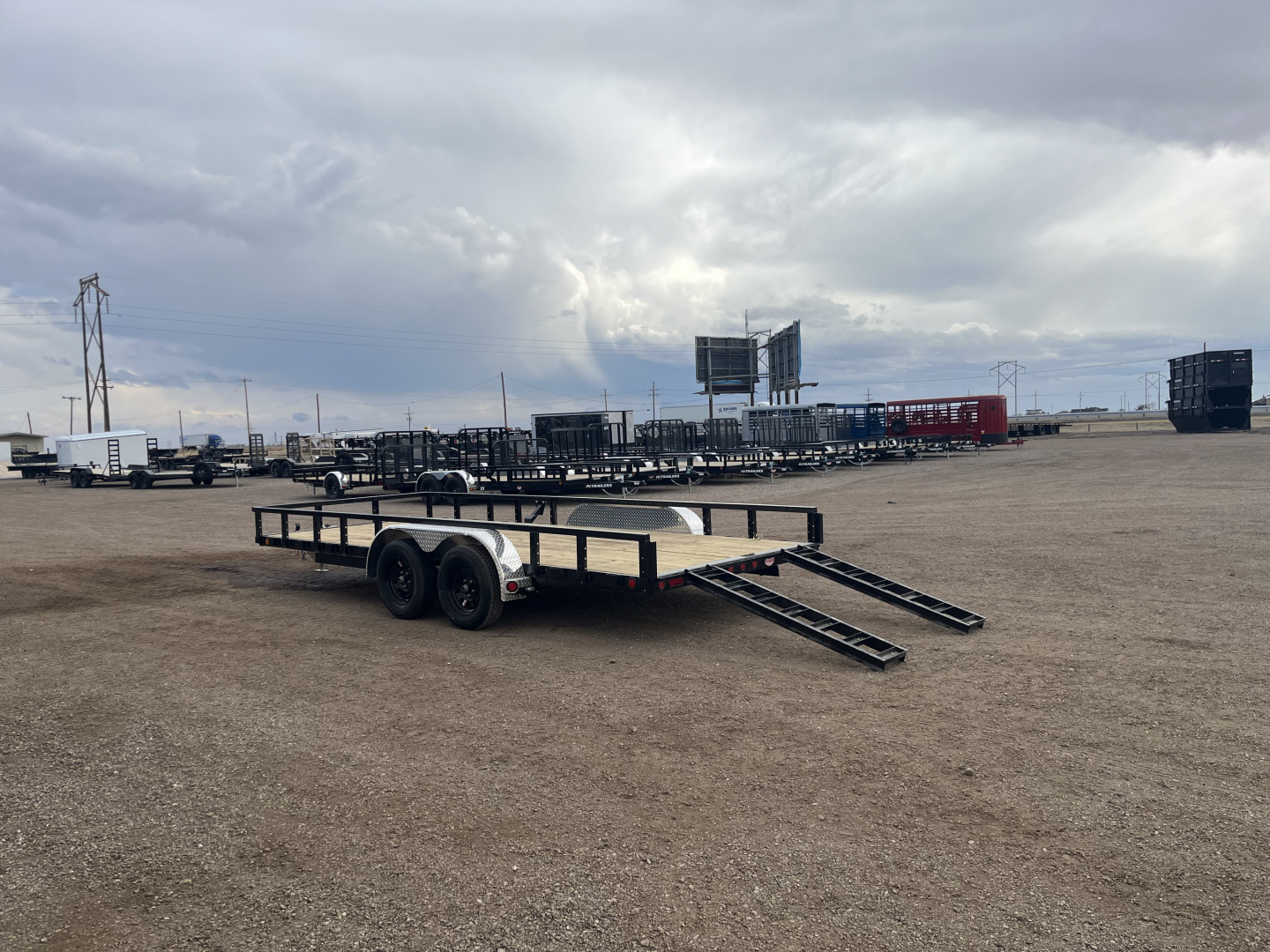 New 2026 PJ 83"x18' Tandem Axle Utility Trailer - UL