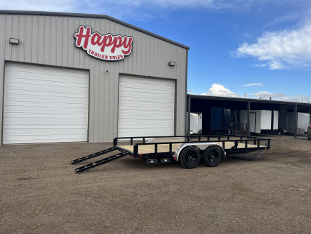 New 2026 PJ 83"x18' Tandem Axle Utility Trailer - UL
